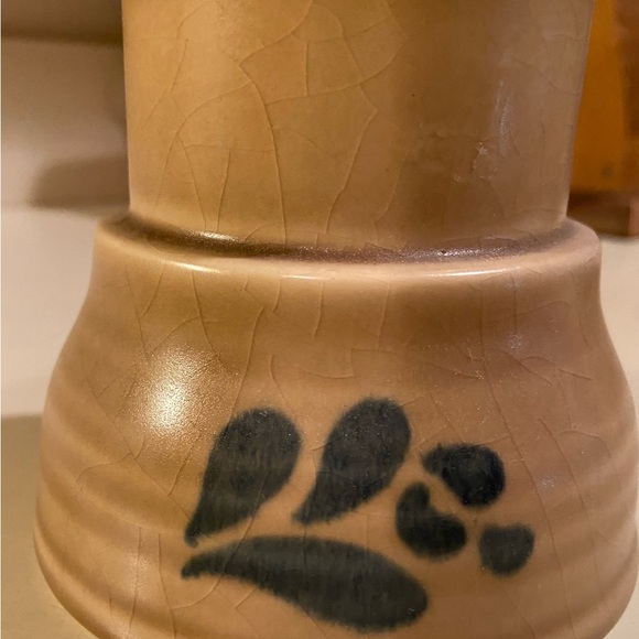 Vintage Pfaltzgraff Folk Art Pattern Hurricane Lamp Base - Picture 6 of 6